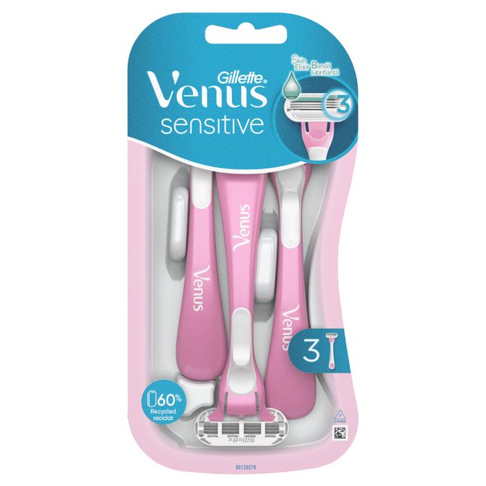 Gillette Venus Sensitive Maszynki jednorazowe, liczba sztuk w opakowaniu: 3 main product photo