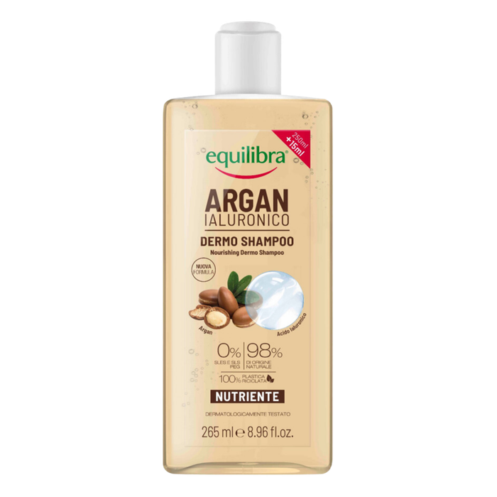 Equilibra Odżywczy szampon argan i kwas hialuronowy 265 ml  main product photo