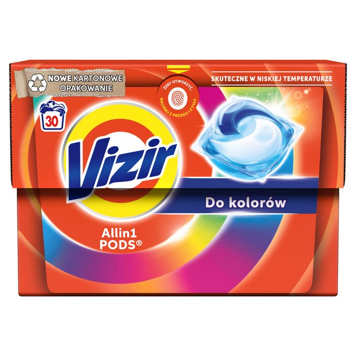 Vizir Platinum PODS Do kolorowych ubrań Kapsułki prania, 30 prań main product photo