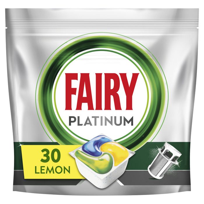 Fairy Platinum Cytryna Tabletki do zmywarki All In One, 30 tabletek main product photo