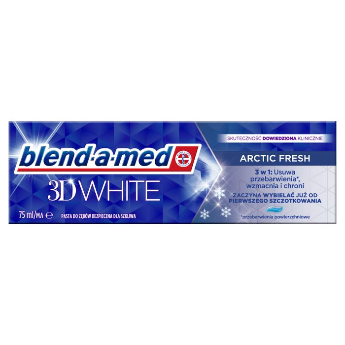 Blend-a-med 3D White Arctic Fresh Pasta do zębów 75ml main product photo