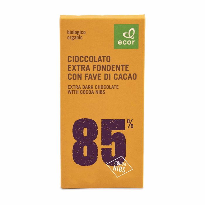 ECOR CZEKOL GORZ.85%K.KR.ZIARNA BIO 80G main product photo
