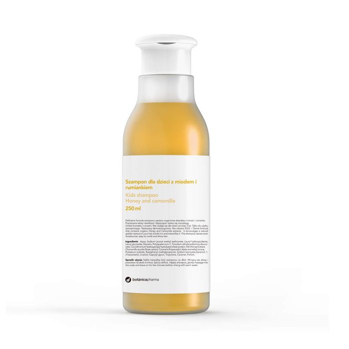 BOTANICAPHARMA szampon dla dzieci - miód - rumianek 250ML main product photo