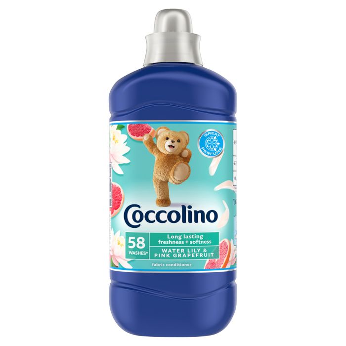 Coccolino Water Lily & Pink Grapefruit Płyn do płukania tkanin 1450 ml (58 prań) main product photo