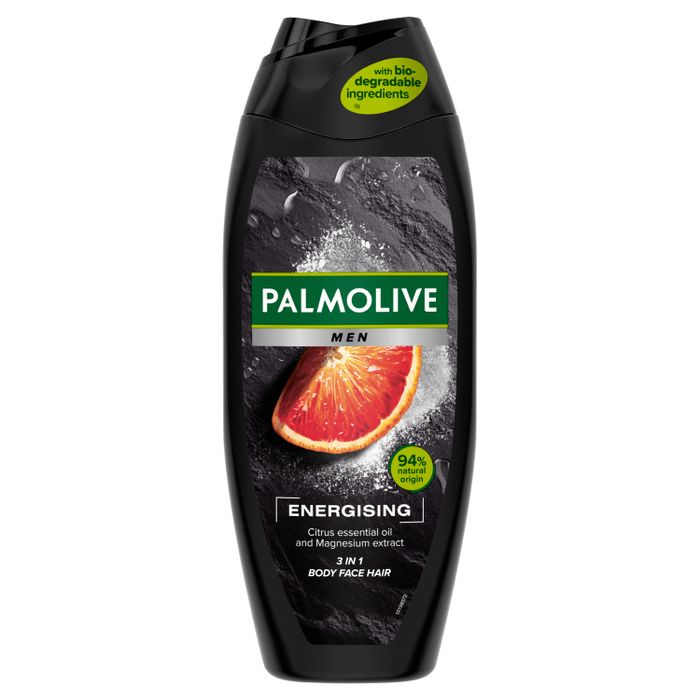 Palmolive MEN Energising, orzeźwiający żel pod prysznic dla mężczyzn 3w1 cytrusy i magnez 500ml main product photo