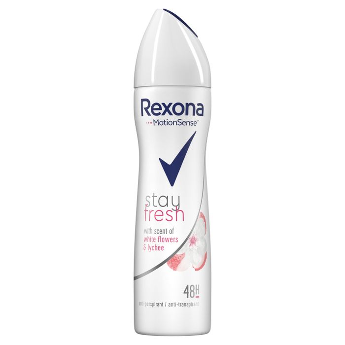 Rexona Stay Fresh White Flowers & Lychee Antyperspirant w aerozolu dla kobiet 150 ml main product photo