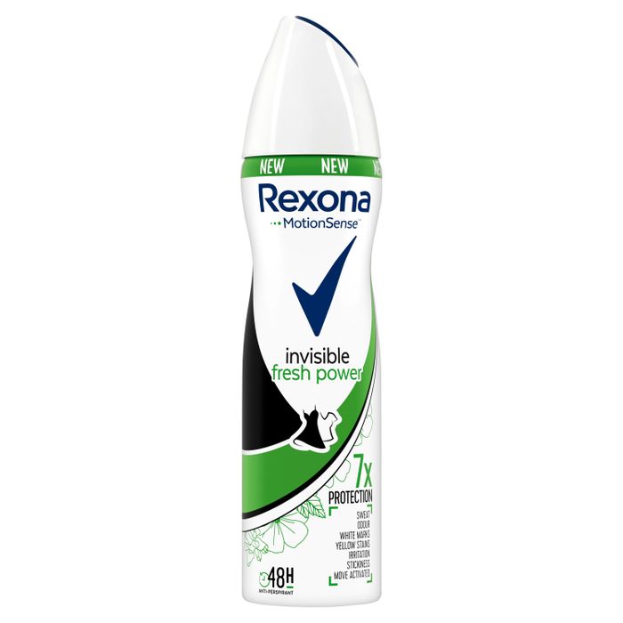 Rexona Invisible Fresh Power Antyperspirant w sprayu dla kobiet 150 ml main product photo