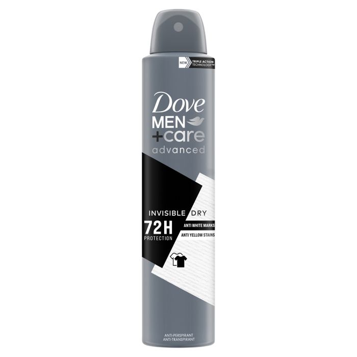 Dove Men+Care Invisible Dry Antyperspirant w aerozolu 200 ml main product photo