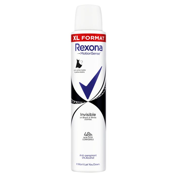 Rexona Motion Sense Invisible Antyperspirant w aerozolu 200 ml main product photo