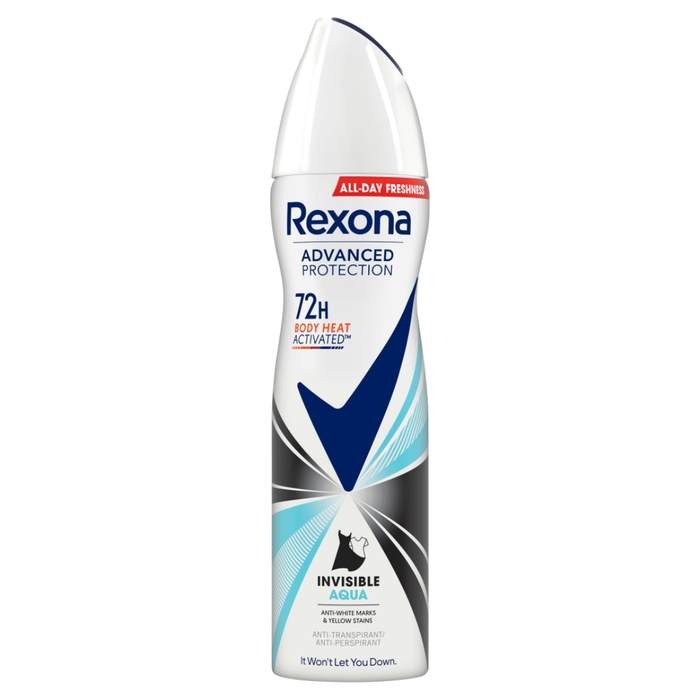 REXONA ADVANCED INVISIBLE AQUA AP 150ML main product photo