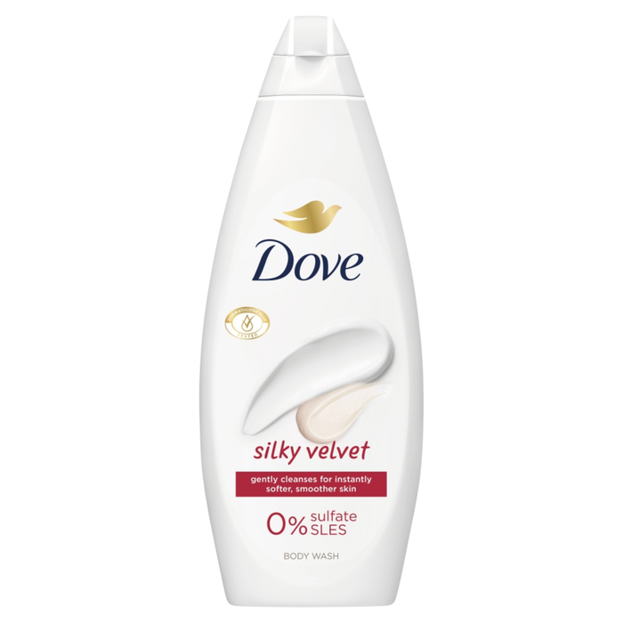 DOVE ESSENTIAL SILKY VELVET żel pod prysznic 720 ml main product photo