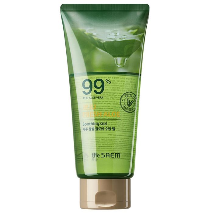 THE SAEM Jeju Fresh Aloe Soothing Gel 99% wegański żel aloesowy 300 ml main product photo