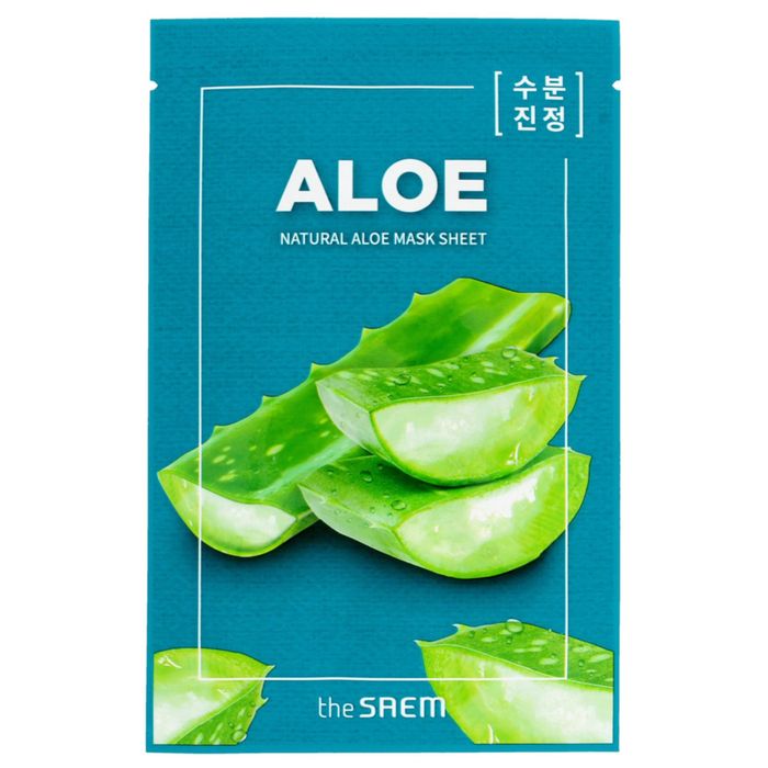THE SAEM maseczka w płachcie z wyciągiem z aloesu 1 sztuka main product photo