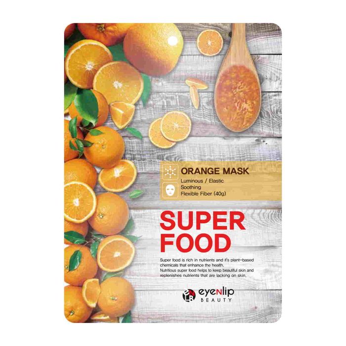 Eyenlip Super Food Maseczka w Płachcie Rozświetlająco-uelastyczniająca 30 g main product photo