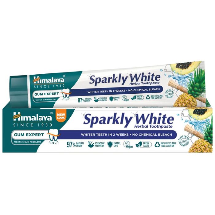 Himalaya ziołowa wybielająca pasta do zębów Gum Expert Sparkly White 75 ml main product photo