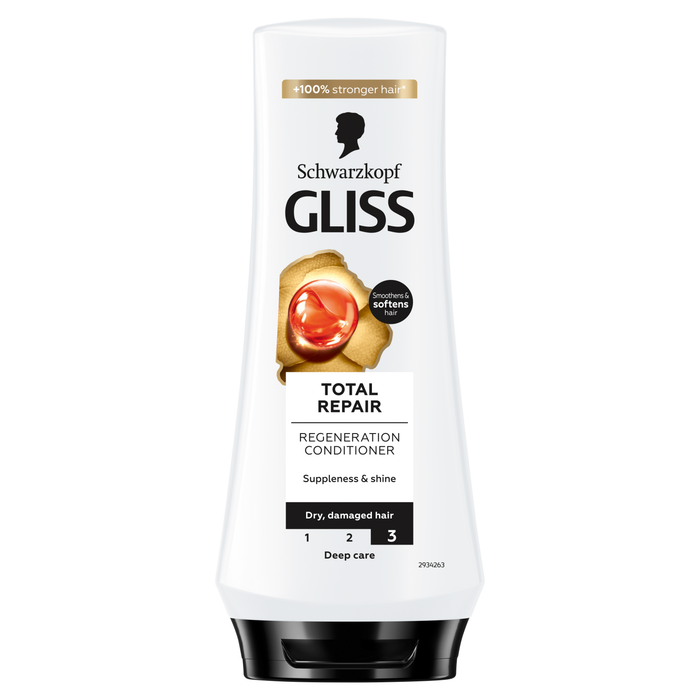 Gliss Total Repair Głęboko regenerująca odżywka do włosów suchych i zniszczonych 200 ml main product photo