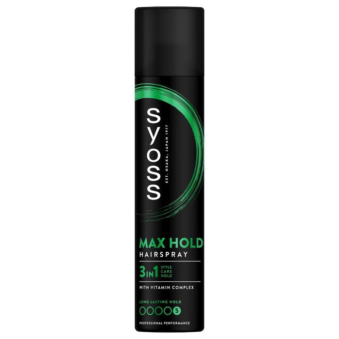 Syoss Max Hold lakier do włosów odporny na warunki zewnętrzne megamocny 300 ml main product photo