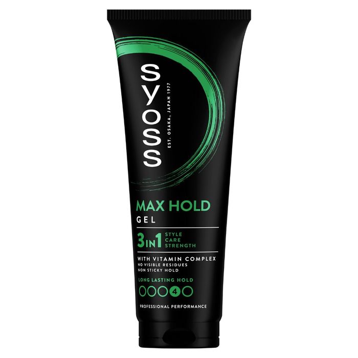 Syoss Gel Max Hold żel do włosów megamocne utrwalenie 250 ml main product photo