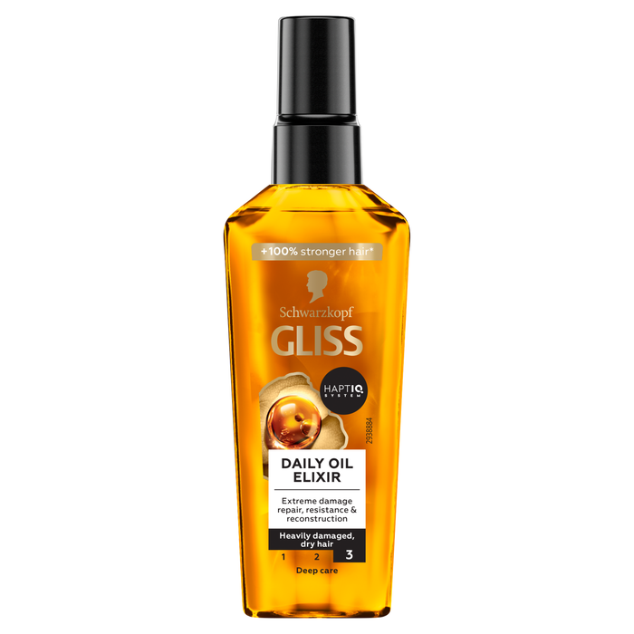 Gliss Daily Oil-Elixir Odżywczy eliksir do włosów zniszczonych i suchych 75 ml main product photo