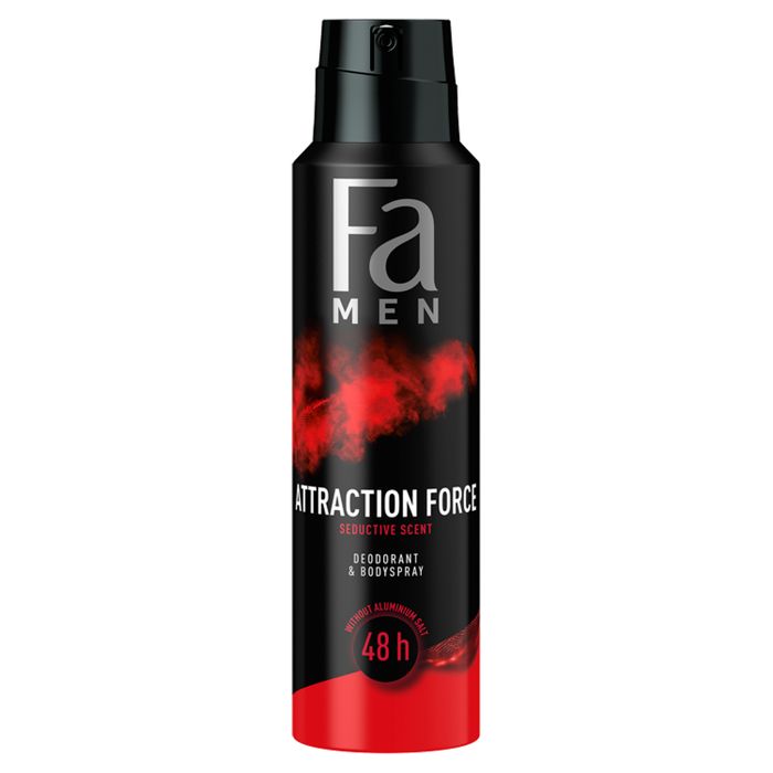 Fa Men Attraction Force 48h Dezodorant w sprayu o uwodzicielskim męskim zapachu 150 ml main product photo
