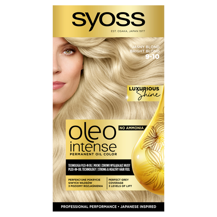 Syoss Oleo Intense Farba do włosów 9-10 jasny blond main product photo
