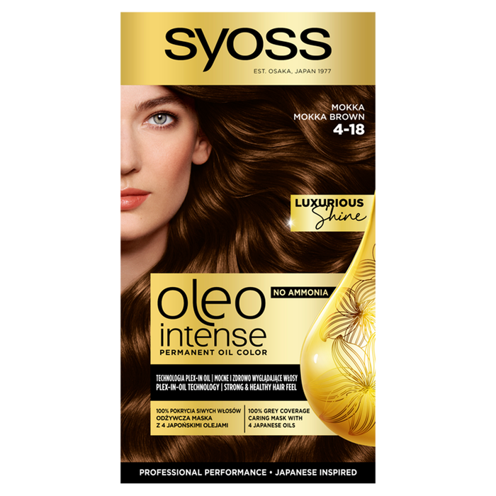 Syoss Oleo Intense Farba do włosów 4-18 mokka main product photo