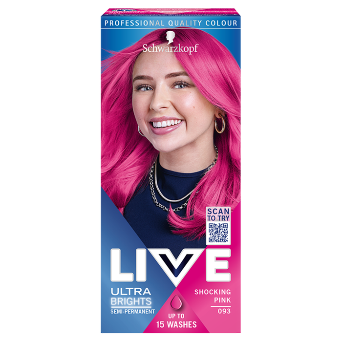 Schwarzkopf Live Ultra Brights farba do włosów 093 Shocking Pink  main product photo