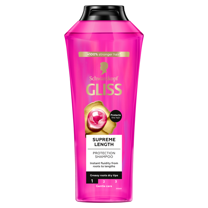 Gliss Supreme Length Szampon do włosów długich i podatnych na zniszczenia 400 ml main product photo