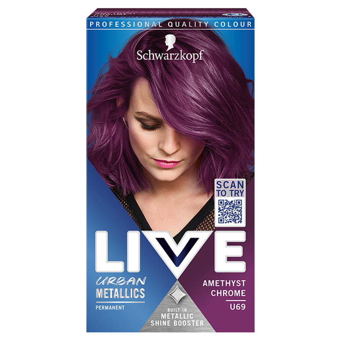Schwarzkopf Live Urban Metallics farba do włosów U69 Amethyst Chrome main product photo