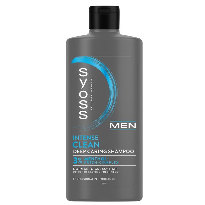 Syoss Men Clean & Cool Shampoo szampon do włosów normalnych i szybko przetłuszczających się dla mężczyzn 440 ml main product photo