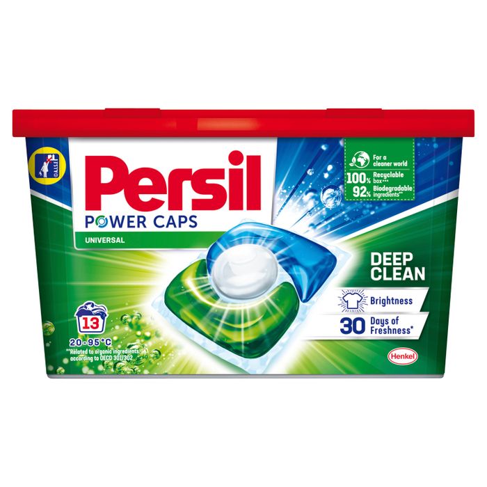 Persil Power Caps Universal Skoncentrowany środek do prania 195 g (13 prań) main product photo
