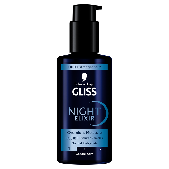 Gliss Night Elixir Overnight Moisture Kuracja 100 ml main product photo