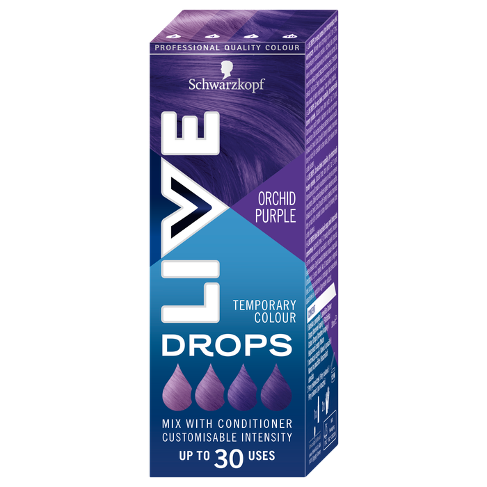 SCHWARZKOPF LIVE DROPS KROPLE KOLORYZUJĄCE ORCHID PURPLE main product photo