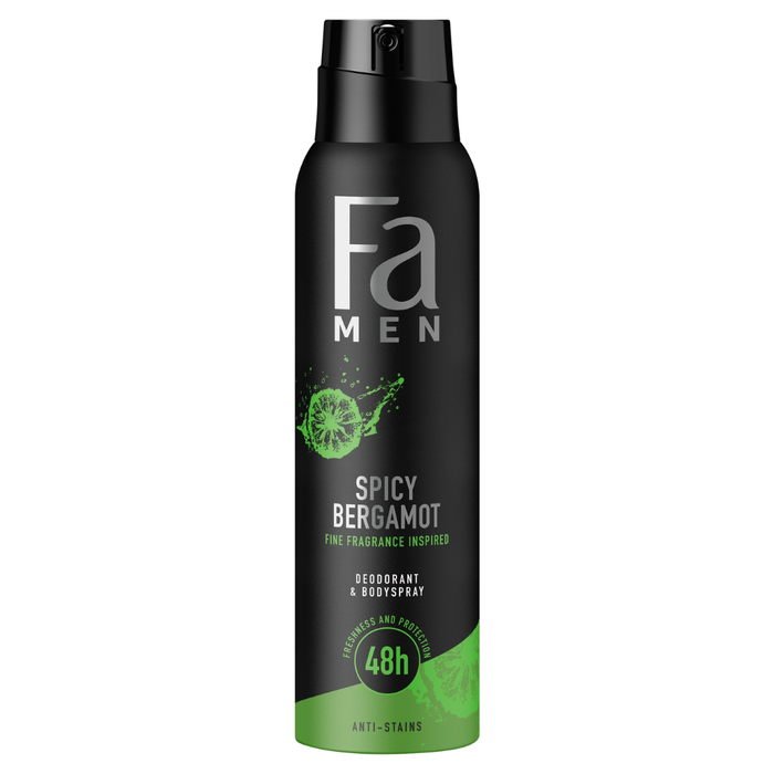 FA MEN DEO SPRAY SPICY BERGAMOT 150ML main product photo