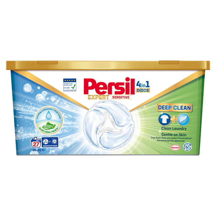PERSIL DYSKI DO PRANIA EXPERT SENSITIVE 27P main product photo