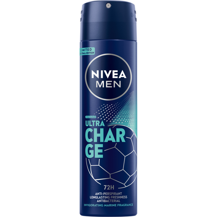 NIVEA MEN DEO SPRAY 150ML ULTRA CHARGE main product photo