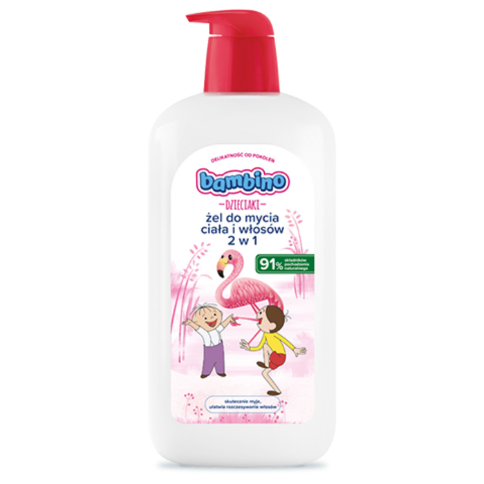 BAMBINO ŻEL DO MYCIA CIAŁA I WŁOSÓW 2W1 FLAMING 1000ML main product photo