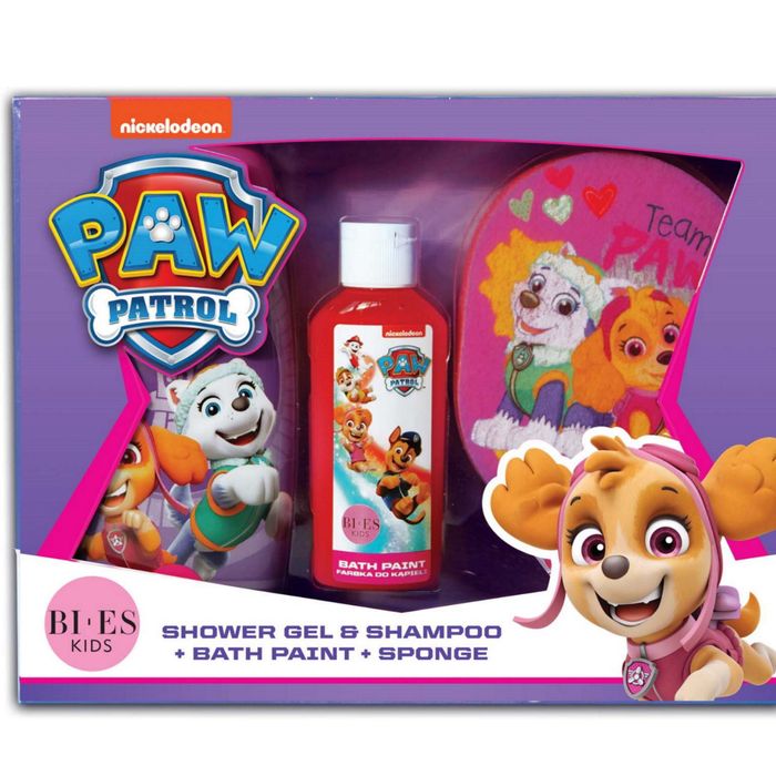 BIE-ES FOR KIDS Zestaw prezentowy: Partol girl (żel 2w1, 250 ml + gąbka + farbka do kąpieli 60 ml) main product photo