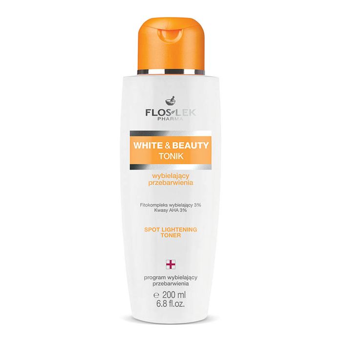 FLOSLEK PHARMA FLOSLEK PHARMA WHITE&BEA.TONIK WYB.200ML main product photo