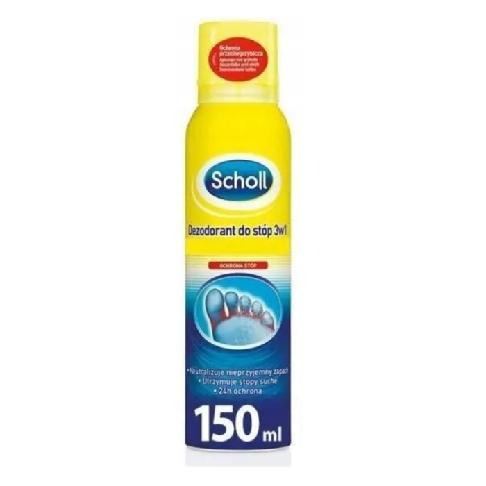 SCHOLL DEZODORANT DO STÓP 3W1 150 ML main product photo