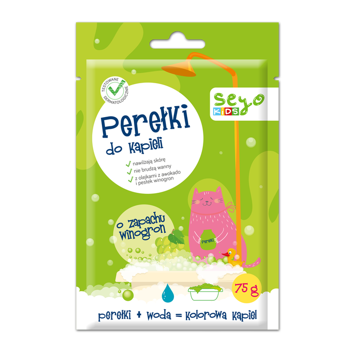SEYO KIDS SEYO KIDS PEREŁKI DO KĄP. WINOGRONO 75 G main product photo