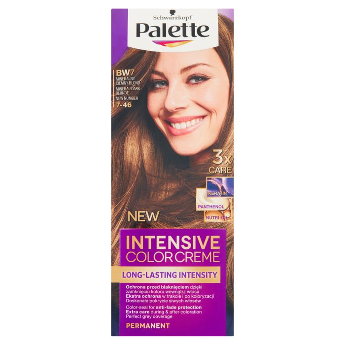 PALETTE INTENS.COLOR CR. PALETTE INT.COL.CREME BW7 CIEMNY BLOND main product photo