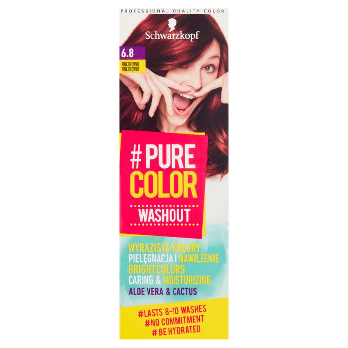 SCHWARZKOPF SK PC WASHOUT 6.8 PINK BROWNIE main product photo