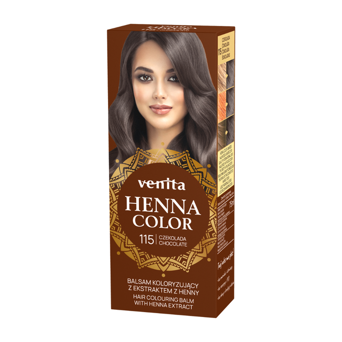 Venita henna color ziołowy balsam 115 czekolada main product photo