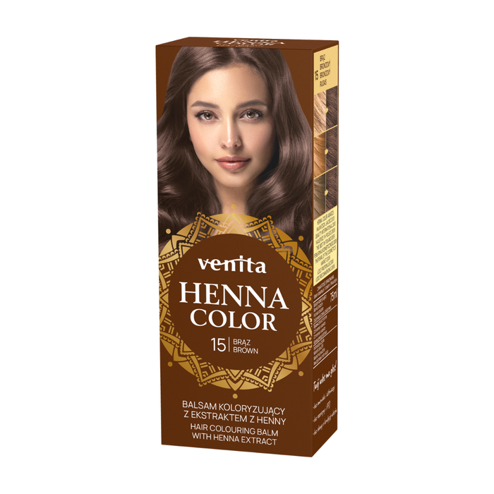 Venita Henna Color ziołowy balsam 15 Brąz 75ml  main product photo