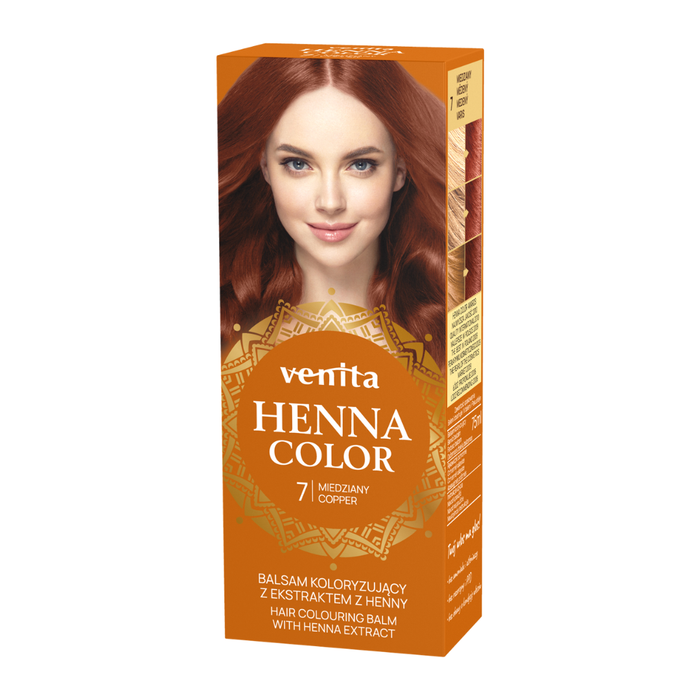 Venita Henna Color ziołowy balsam 7 Miedziany 75ml  main product photo