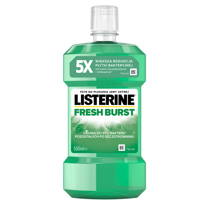 Listerine Fresh Burst Płyn do płukania jamy ustnej 500 ml main product photo