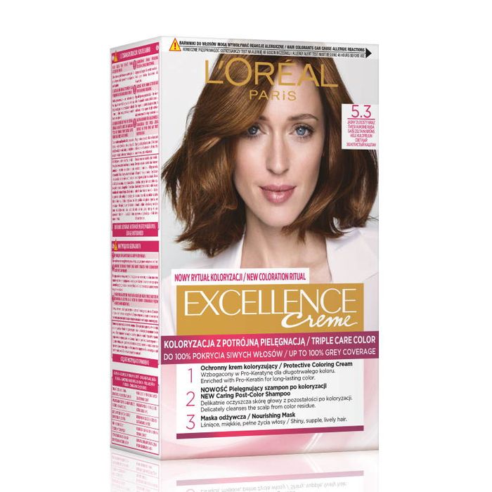 L’OREAL PARIS EXCELLENCE 5.3 JASNY ZŁOCISTY BRĄZ main product photo