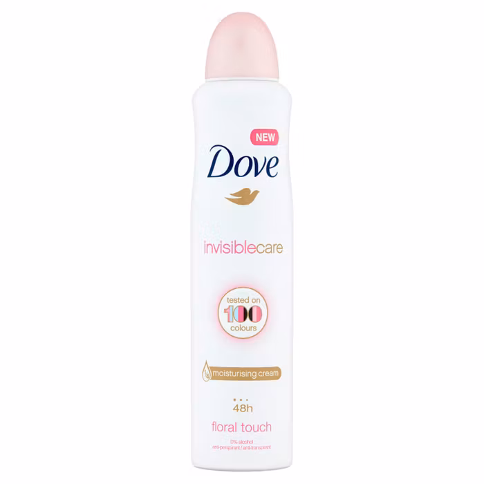DOVE DOVE INVISIBLE CARE DEO SPRAY 250ML main product photo