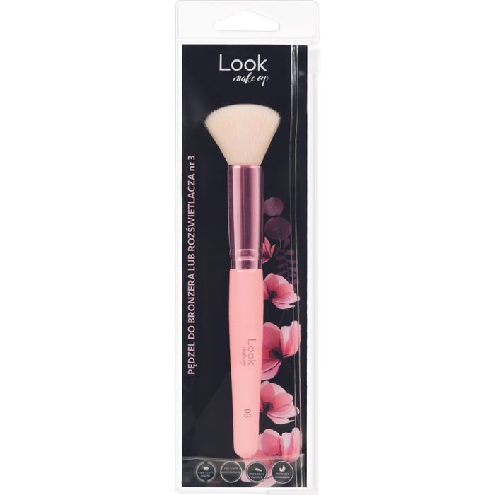 LOOK MAKEUP PĘDZEL BRONZ/ROZŚ NR.3.1SZT main product photo